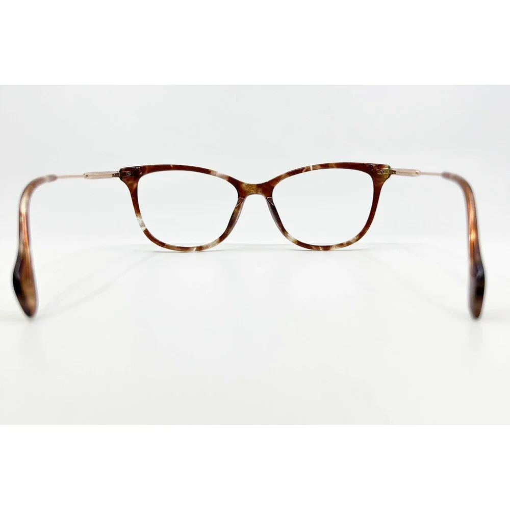 I-Deal Optics R600 Eyeglasses Womens Brown Mist Cat Eye Frames 54-17-140